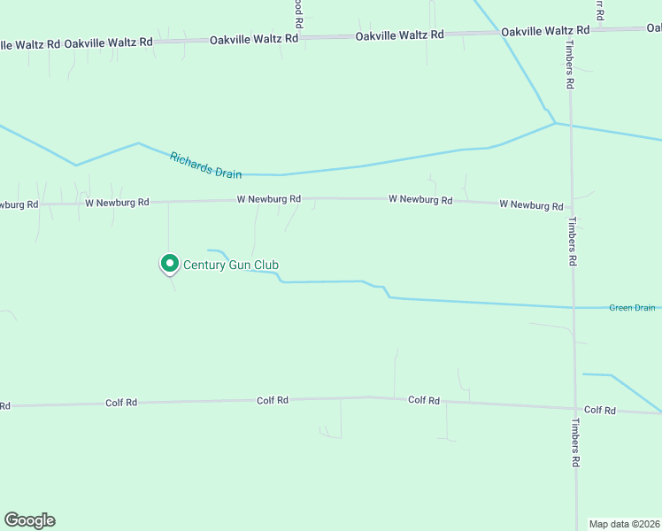 map of restaurants, bars, coffee shops, grocery stores, and more near 8085 West Newburg Road in Carleton