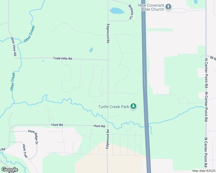 map of restaurants, bars, coffee shops, grocery stores, and more near Edgewood Road in Hiawatha