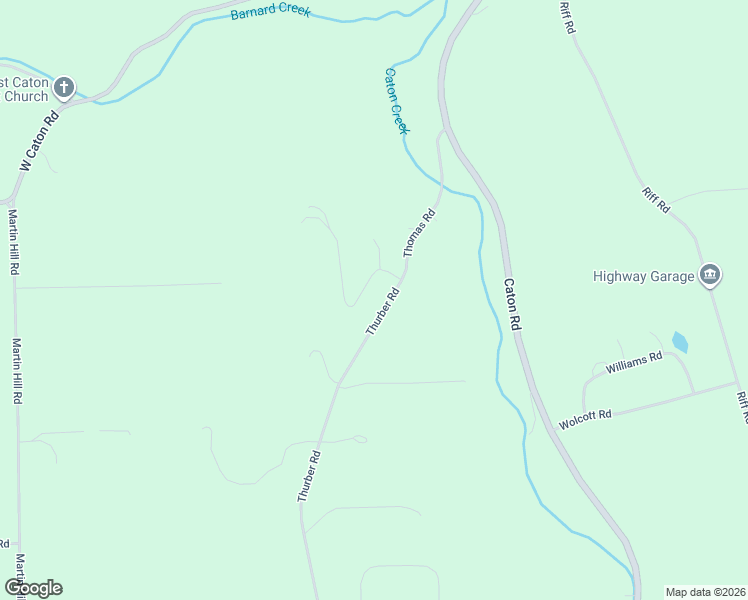 map of restaurants, bars, coffee shops, grocery stores, and more near 10804-10818 Ridgeview Acres in Corning