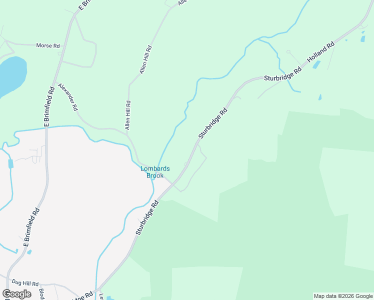 map of restaurants, bars, coffee shops, grocery stores, and more near 135 Sturbridge Road in Holland