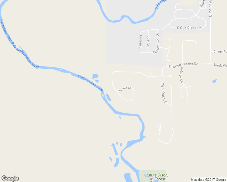 map of restaurants, bars, coffee shops, grocery stores, and more near 11445 James Court in Genoa