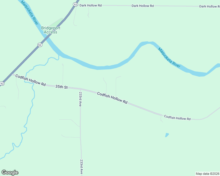 map of restaurants, bars, coffee shops, grocery stores, and more near 23610 35th Street in Maquoketa