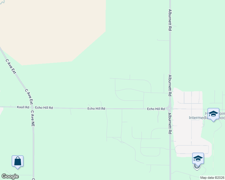 map of restaurants, bars, coffee shops, grocery stores, and more near 3000 Tamarack Lane in Marion