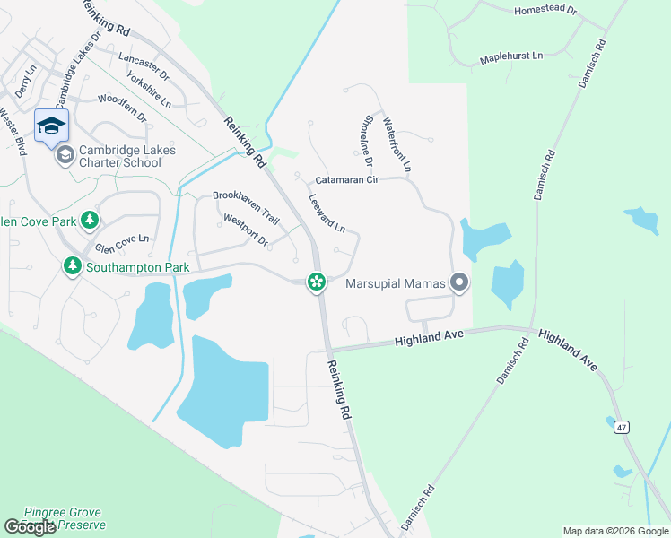 map of restaurants, bars, coffee shops, grocery stores, and more near 785 Wester Boulevard in Pingree Grove