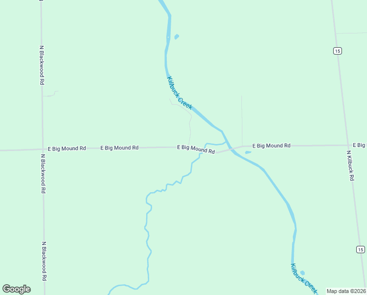 map of restaurants, bars, coffee shops, grocery stores, and more near 15523 East Big Mound Road in Lindenwood