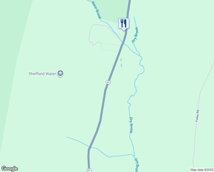 map of restaurants, bars, coffee shops, grocery stores, and more near South Undermountain Road in Sheffield