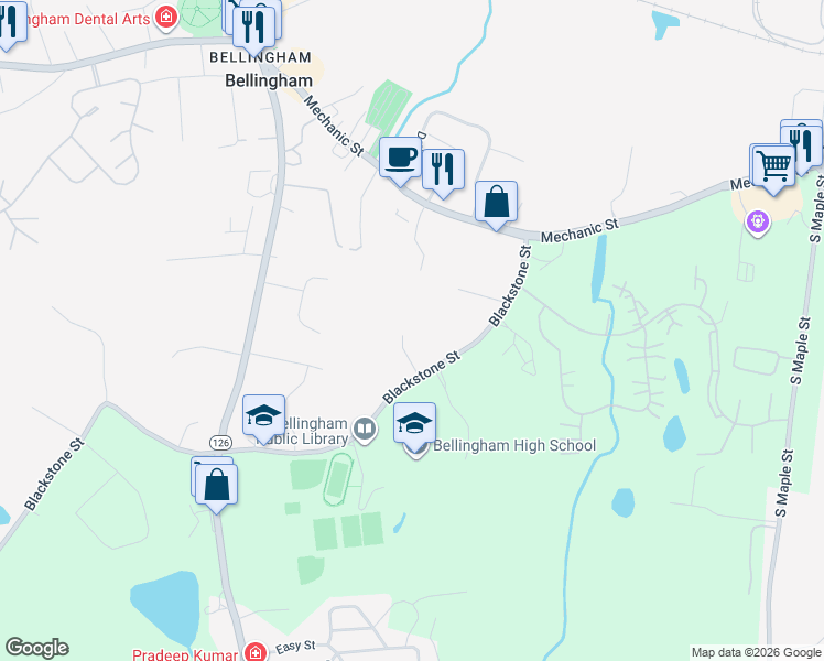 map of restaurants, bars, coffee shops, grocery stores, and more near 5 Debra Lane in Bellingham