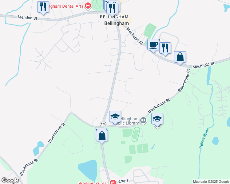map of restaurants, bars, coffee shops, grocery stores, and more near 1109 South Main Street in Bellingham