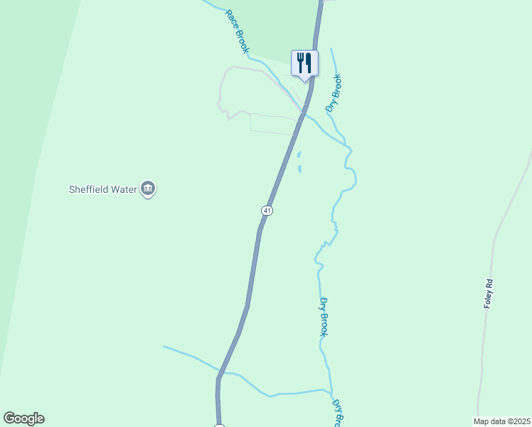 map of restaurants, bars, coffee shops, grocery stores, and more near South Undermountain Road in Sheffield
