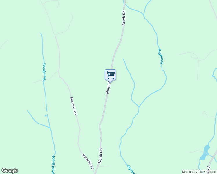 map of restaurants, bars, coffee shops, grocery stores, and more near North Road in Hampden