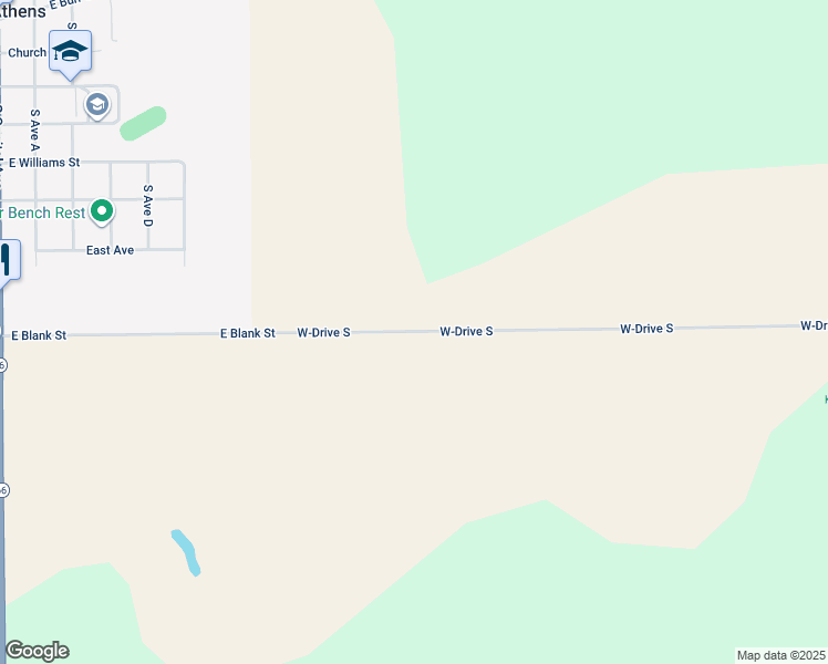map of restaurants, bars, coffee shops, grocery stores, and more near 3350 W-Drive South in Athens