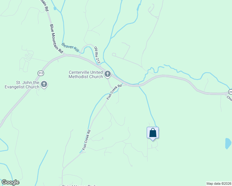 map of restaurants, bars, coffee shops, grocery stores, and more near 5 Fish Creek Road in Saugerties