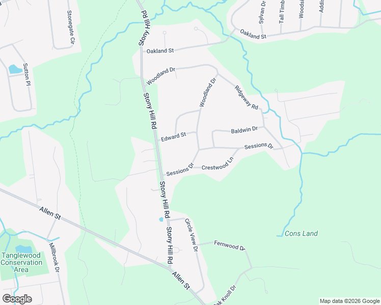 map of restaurants, bars, coffee shops, grocery stores, and more near 149-199 Woodland Drive in Hampden