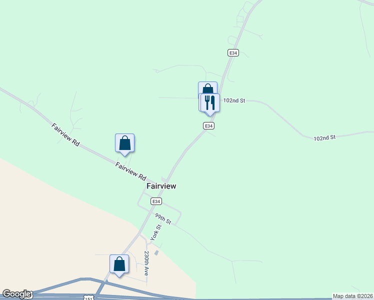 map of restaurants, bars, coffee shops, grocery stores, and more near 23000-23520 County Road E34 in Anamosa