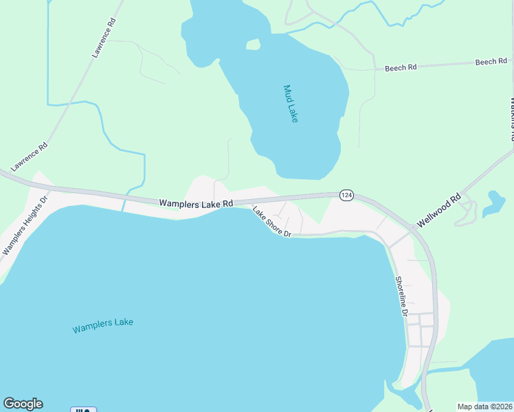 map of restaurants, bars, coffee shops, grocery stores, and more near 14240 Wamplers Lake Road in Brooklyn