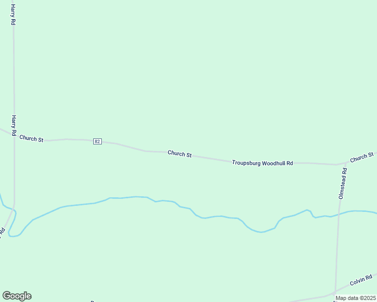 map of restaurants, bars, coffee shops, grocery stores, and more near 4299 County Road 82 in Woodhull