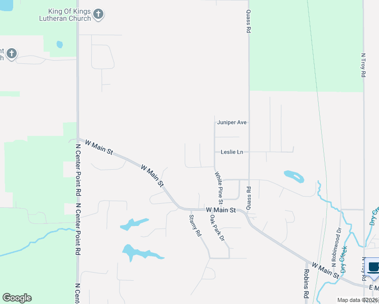 map of restaurants, bars, coffee shops, grocery stores, and more near Ascot Lane in Robins