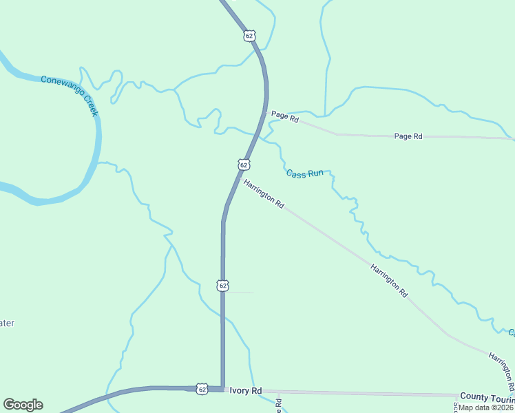 map of restaurants, bars, coffee shops, grocery stores, and more near 923 Harrington Road in Frewsburg