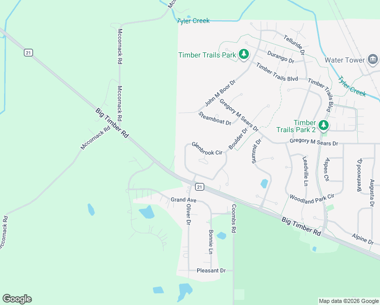 map of restaurants, bars, coffee shops, grocery stores, and more near 106 Glenbrook Circle in Gilberts