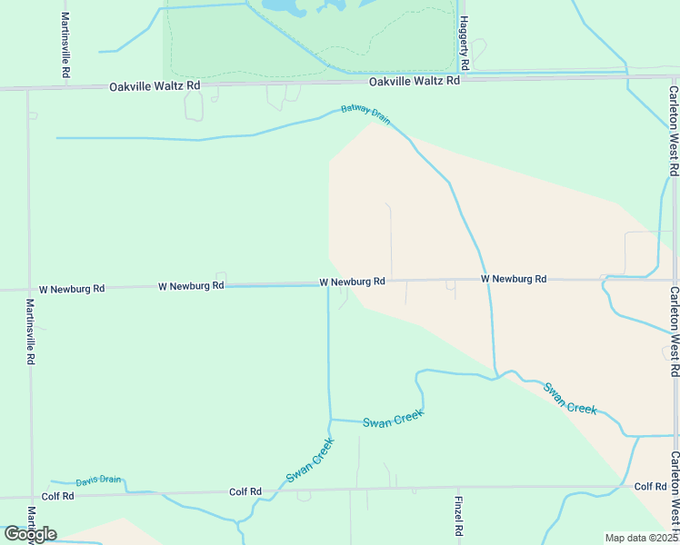 map of restaurants, bars, coffee shops, grocery stores, and more near 4490 West Newburg Road in Carleton
