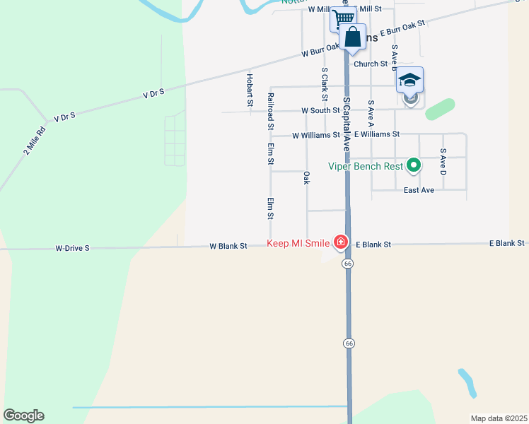 map of restaurants, bars, coffee shops, grocery stores, and more near 730 Elm Street in Athens
