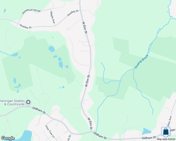 map of restaurants, bars, coffee shops, grocery stores, and more near 126 West Elm Street in Pembroke