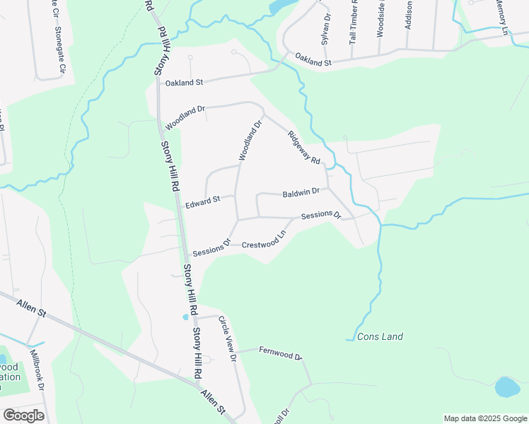 map of restaurants, bars, coffee shops, grocery stores, and more near 61 Sessions Drive in Hampden