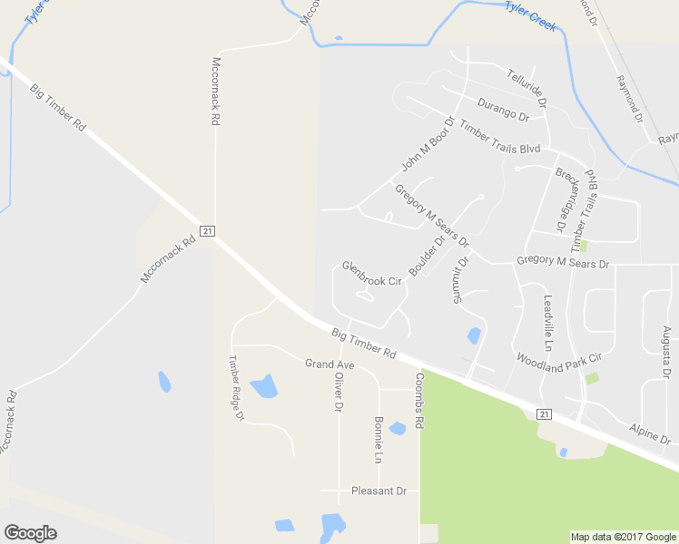 map of restaurants, bars, coffee shops, grocery stores, and more near 106 Glenbrook Circle in Gilberts