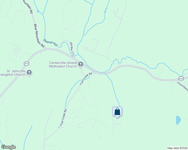 map of restaurants, bars, coffee shops, grocery stores, and more near 5 Fish Creek Road in Saugerties