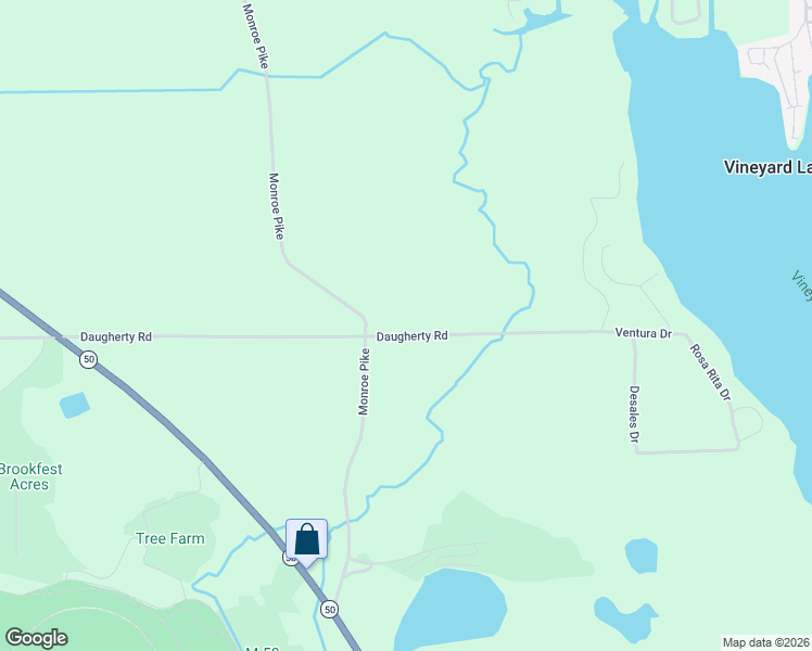 map of restaurants, bars, coffee shops, grocery stores, and more near 10100 Daugherty Road in Brooklyn