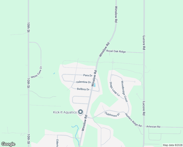 map of restaurants, bars, coffee shops, grocery stores, and more near 1832 Para Drive in Marion