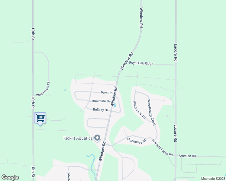 map of restaurants, bars, coffee shops, grocery stores, and more near 1862 Para Drive in Marion