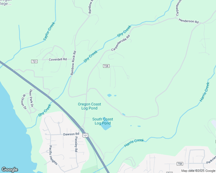 map of restaurants, bars, coffee shops, grocery stores, and more near 17460 Tribur Lane in Brookings