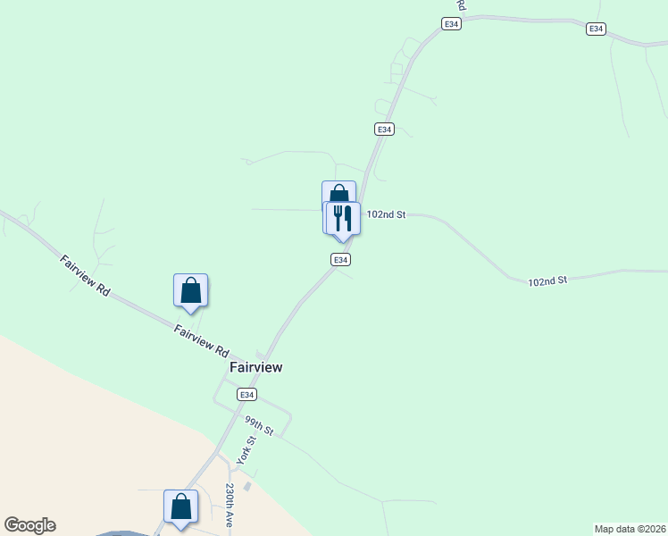 map of restaurants, bars, coffee shops, grocery stores, and more near 23000 County Road E34 in Anamosa