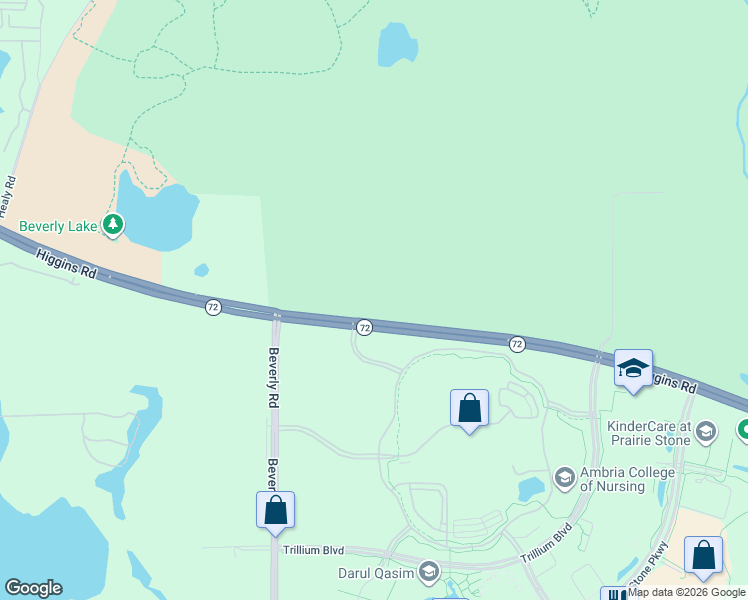 map of restaurants, bars, coffee shops, grocery stores, and more near in Schaumburg
