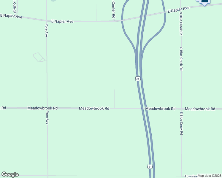 map of restaurants, bars, coffee shops, grocery stores, and more near 2010 South Benton Center Road in Benton Harbor