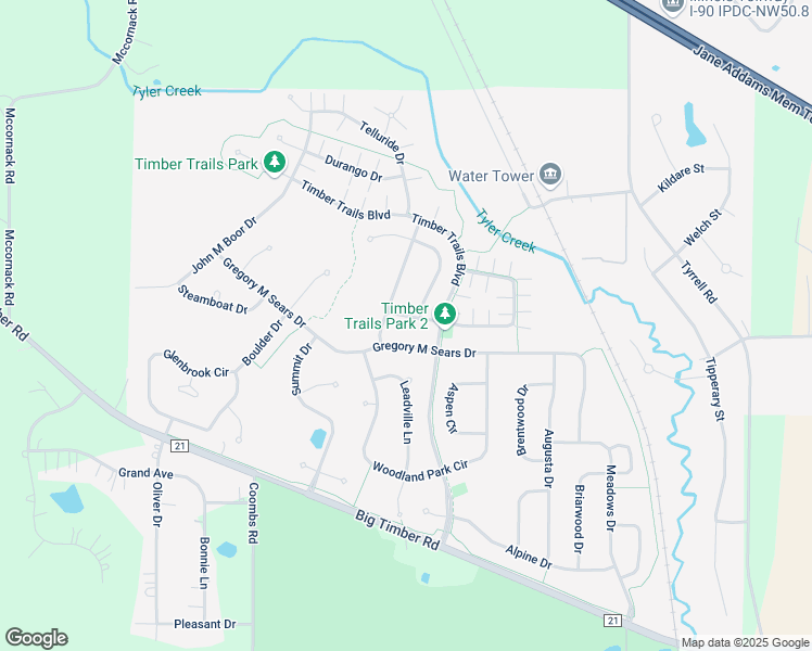 map of restaurants, bars, coffee shops, grocery stores, and more near 190 Breckenridge Drive in Gilberts