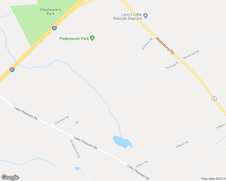 map of restaurants, bars, coffee shops, grocery stores, and more near 2080 Gunnison Road in Erie