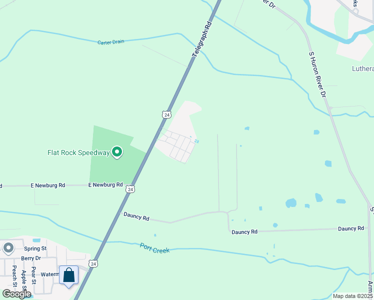map of restaurants, bars, coffee shops, grocery stores, and more near 5 Julia in Charter Township of Berlin