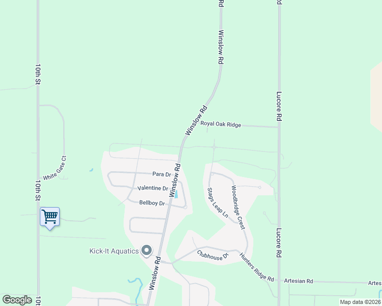 map of restaurants, bars, coffee shops, grocery stores, and more near 1862 Para Drive in Marion