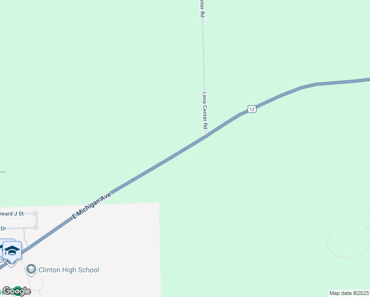 map of restaurants, bars, coffee shops, grocery stores, and more near 13817 U.S. 12 in Clinton