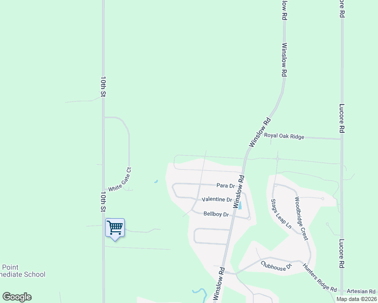 map of restaurants, bars, coffee shops, grocery stores, and more near 1385 Valentine Circle in Marion