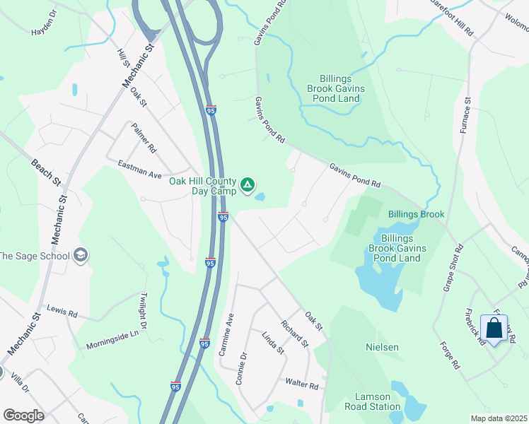 map of restaurants, bars, coffee shops, grocery stores, and more near 35 Atherton Road in Foxborough