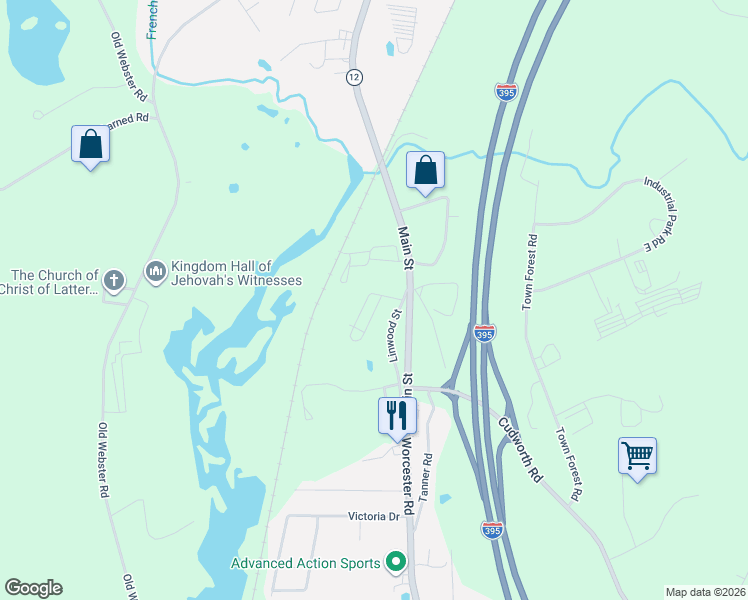 map of restaurants, bars, coffee shops, grocery stores, and more near 2 Malden Street in Oxford