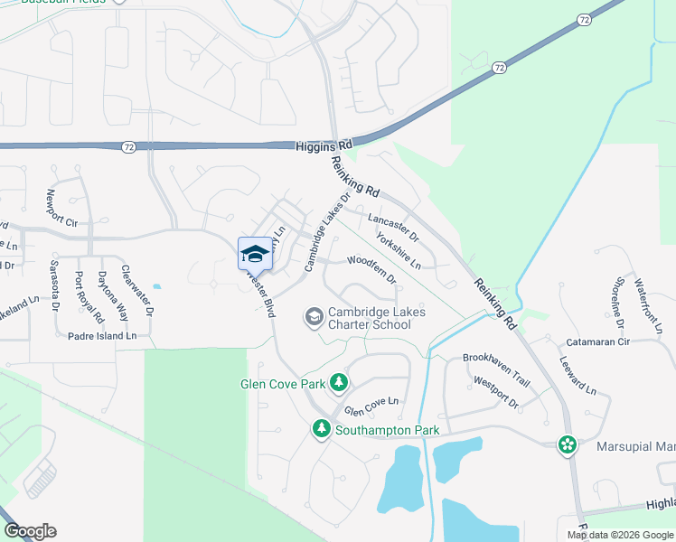 map of restaurants, bars, coffee shops, grocery stores, and more near 766 Bluebell Lane in Pingree Grove