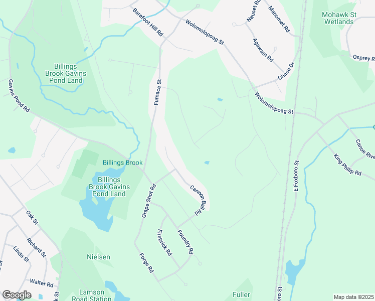 map of restaurants, bars, coffee shops, grocery stores, and more near 27 Aztec Way in Sharon