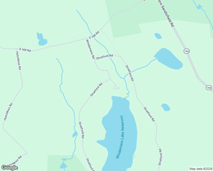 map of restaurants, bars, coffee shops, grocery stores, and more near 35 Stratford Road in New Marlborough