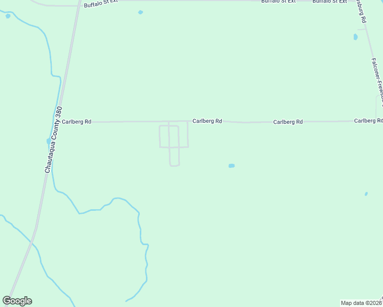 map of restaurants, bars, coffee shops, grocery stores, and more near 70 Brookside Estates Drive in Chautauqua County