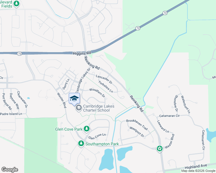 map of restaurants, bars, coffee shops, grocery stores, and more near 576 Yorkshire Lane in Pingree Grove