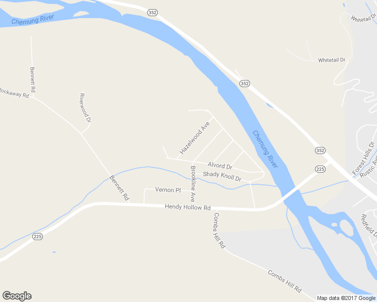 map of restaurants, bars, coffee shops, grocery stores, and more near 12 Hazelwood Avenue in Elmira